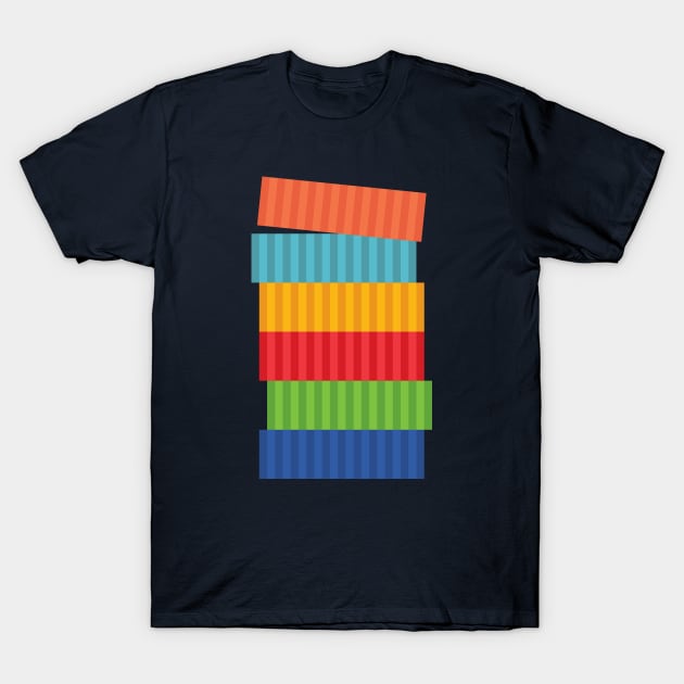 Stacked Containers T-Shirt by Dellan